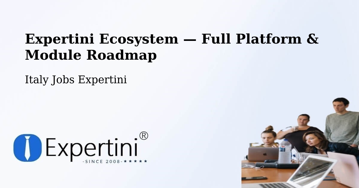 Expertini Ecosystem — Full Platform & Module Roadmap – Premana