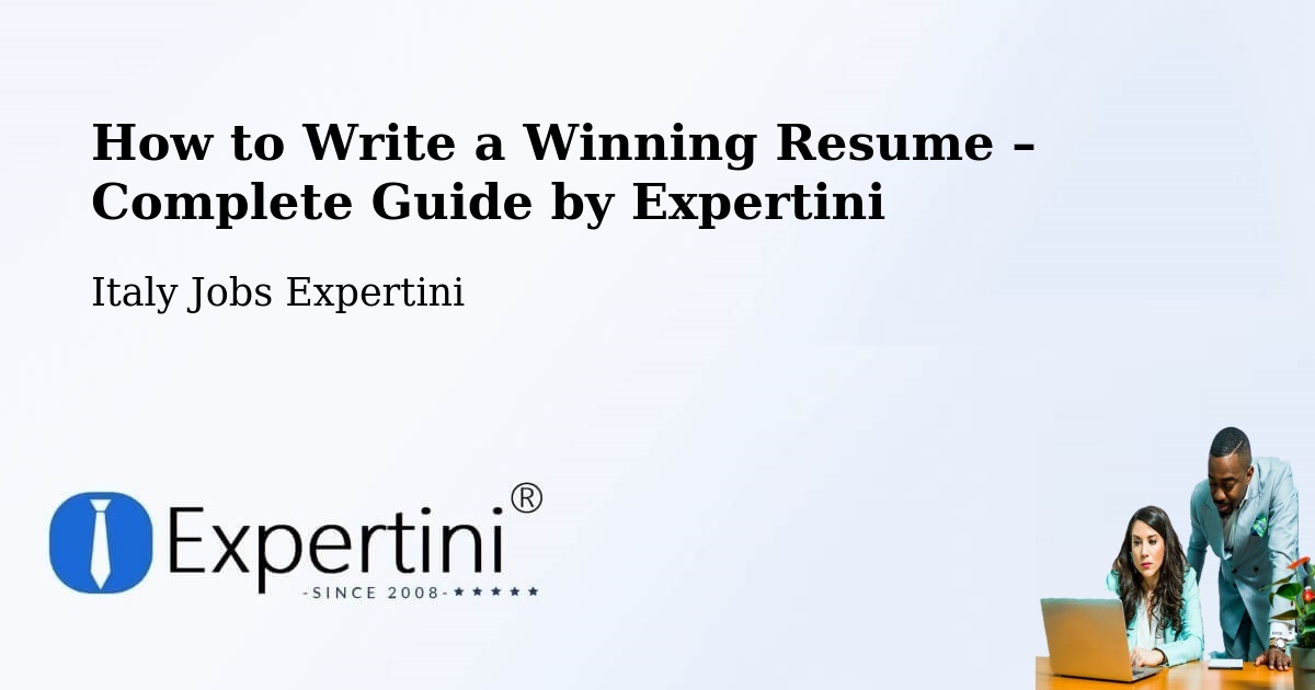 Resume Writing Guide for Job Seekers – Premana - Premana, Italy Jobs Expertini